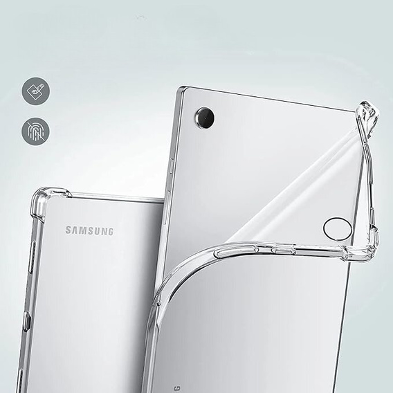 Чохол для Samsung Galaxy Tab A9+, силіконовий, прозорий