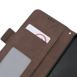 Откидной чехол для Oppo A58 4G, Card Slot, коричневый