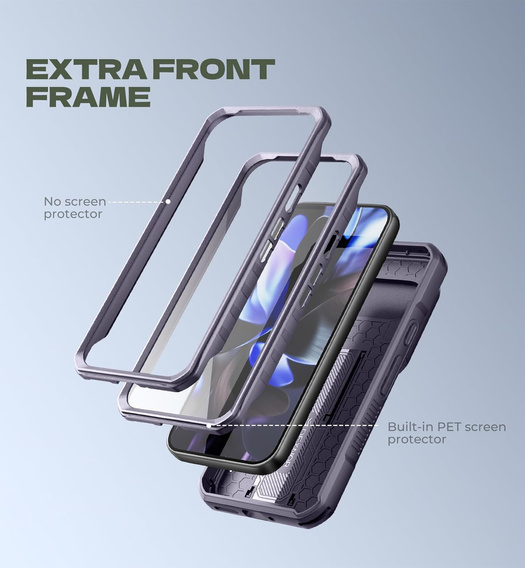 Бронированный чехол Dexnor Full Body Two Frames для Google Pixel 10 Pro XL