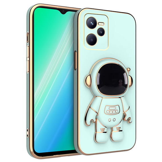 Чехол до Realme C35, Astronaut, зелёный