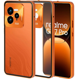Чохол для Realme GT 7 Pro, Frame Case, помаранчевий