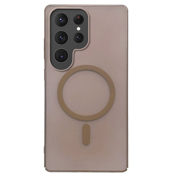 Чехол до Samsung Galaxy S25 Ultra, GKK Leather, чёрный