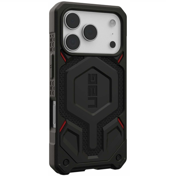 Чохол Urban Armor Gear для iPhone 17 Pro Max, Monarch Pro Kevlar MagSafe, кевларовий, чорний