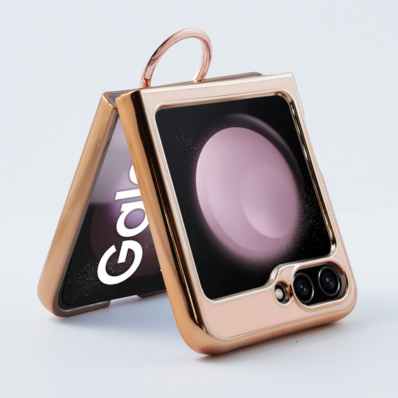 Чoхол до Samsung Galaxy Z Flip 5 5G, Electro Ring, рожевий