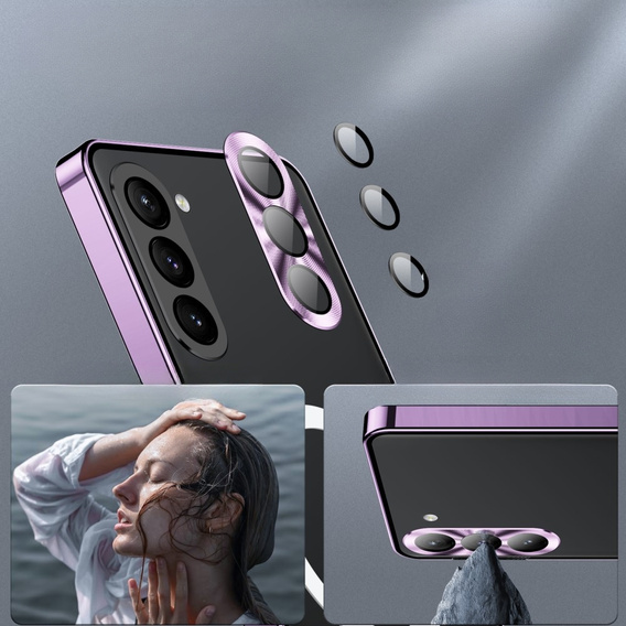 Защитный чехол для камеры Samsung Galaxy S23, CamShield MagSafe, прозрачный / фиолетовый