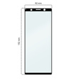 Закаленное стекло 3D ERBORD до Sony Xperia 5 - Black