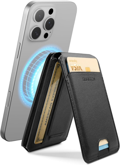 Магнитный кошелек с подставкой и функцией NFC SURITCH для iPhone 16 Pro