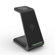 Беспроводное индуктивное зарядное устройство Tech-Protect A11 3 в 1, Black
