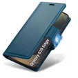Чохол для Samsung Galaxy S25 Edge, ERBORD Glossy Litchi, гаманець з клапаном, м'яти