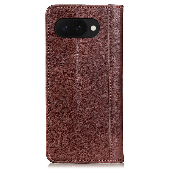 Чохол-фліп для Google Pixel 9A, Split Leather, коричневий