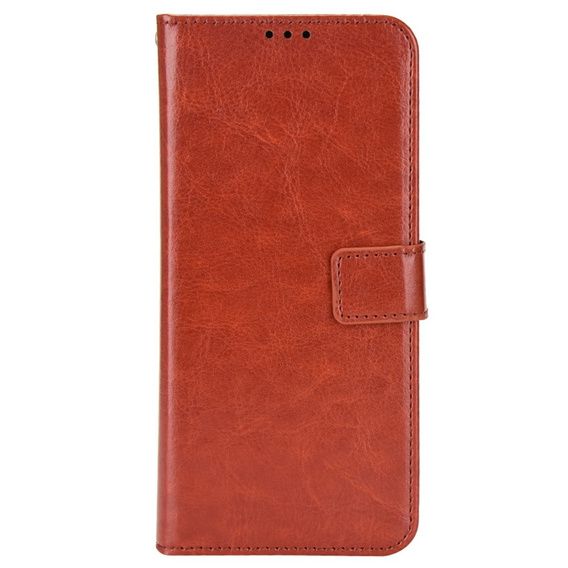 Откидной чехол для Xiaomi Redmi A1 4G / A2 4G, Crazy Horse Wallet, коричневый