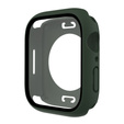 2в1 чехол и защитное стекло для часов Apple Watch 7/8/9 45mm, Green