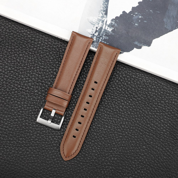 Шкіряний ремінець для Samsung Galaxy Watch 42mm - Brown