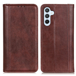 Флип-кейс для Samsung Galaxy S25 FE, Split Leather, коричневый