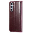 Чохол-книжка для Samsung Galaxy A54, ERBORD Waxy Wallet, червоний