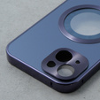 Чехол для iPhone 14, Dual Glass, для Magsafe, фиолетовый