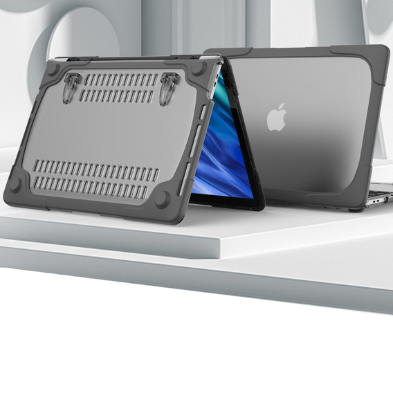  Чохол Kickstand Full Protection для Macbook Air 13 A1369/A1466 - Grey