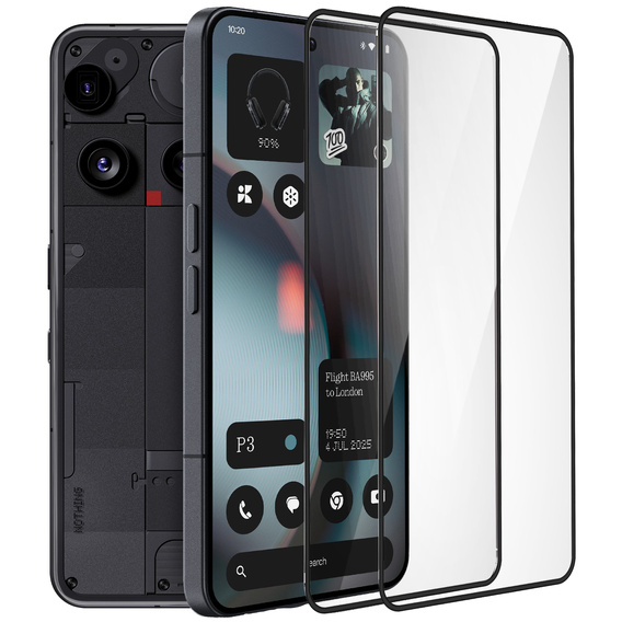 2x ERBORD 3D загартоване скло для Nothing Phone 3 5G