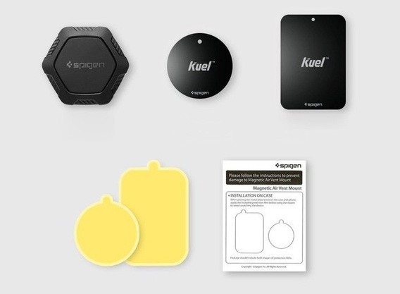 Автомобільний тримач SPIGEN QS11, Air Vent Magnetic Car, Black
