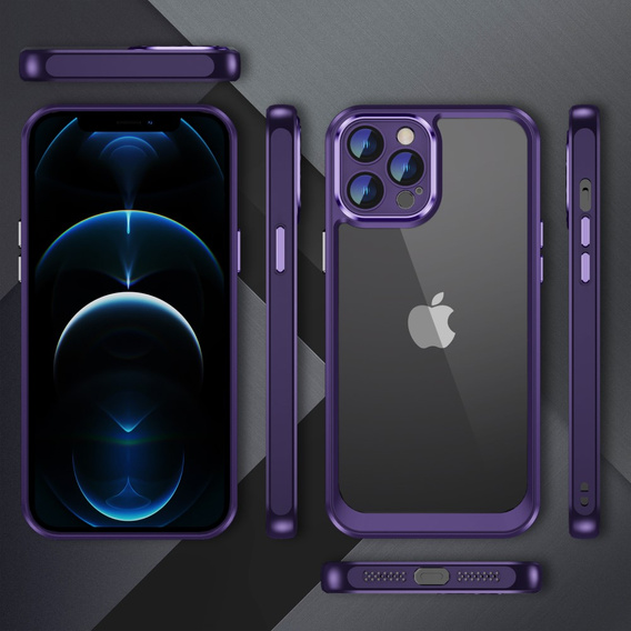 Чохол для iPhone 12 Pro Max, ERBORD Impact Guard, темно-фіолетовий