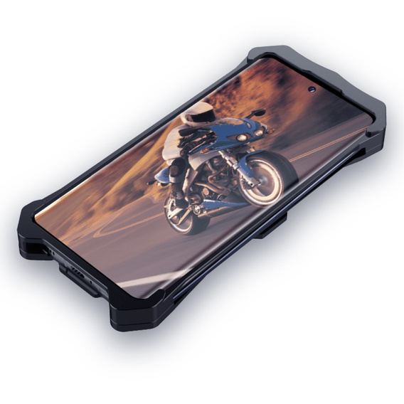 Бронированный чехол для Motorola Edge 40 Neo, Aluminum Alloy, чёрный