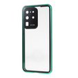 Чохол для Samsung Galaxy S20 Ultra, Magnetic Dual Glass, зелений