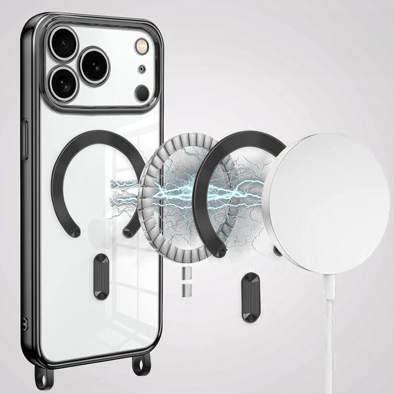 Чехол Electro MagSafe с ремешком для iPhone 17 Pro Max