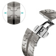 Браслет Stainless Segments до Apple Watch 7/6/5/4/SE/3/2/1 45/44/42mm, Silver