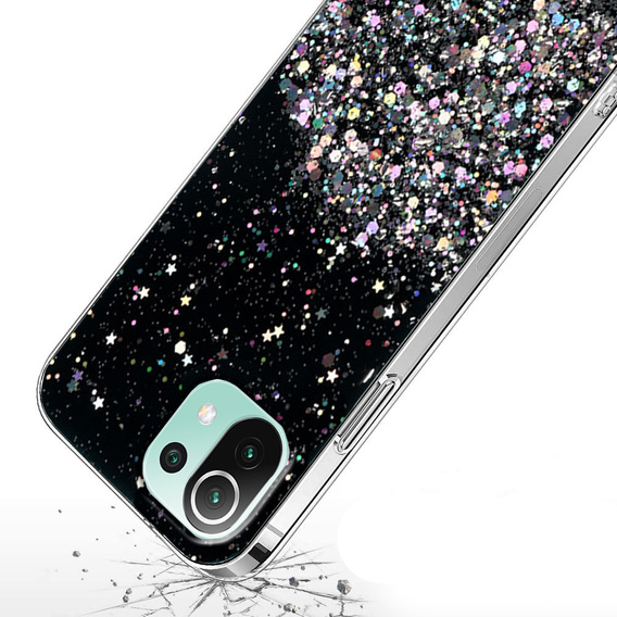 Чoхол до Xiaomi Mi 11 Lite / Mi 11 Lite 5G / 11 Lite 5G NE, Glittery, чорний