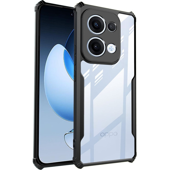 Чoхол до Oppo Reno 13, AntiDrop Hybrid, чорний