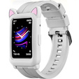 Чохол силіконовий CAT EARS для Huawei Watch Fit, White