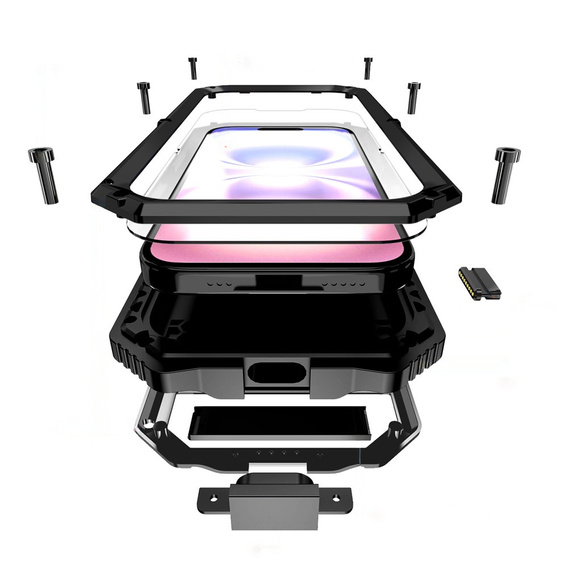 Бронированный чехол с подставкой R-JUST для iPhone 17