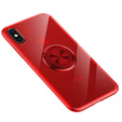 Чохол для iPhone X / XS - ERBORD Airbag Ring - Red