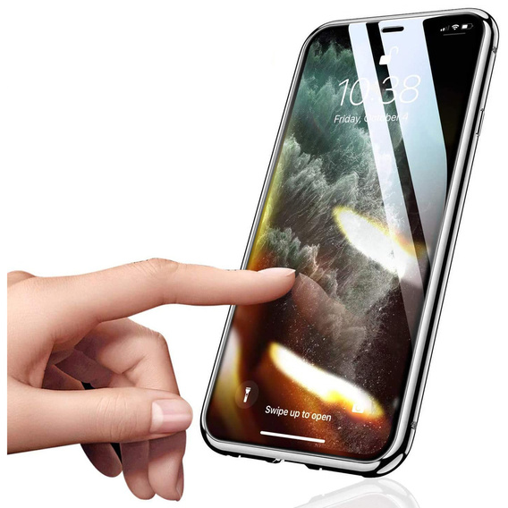 Чохол для iPhone 12, Magnetic Dual Glass, чорний