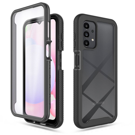 Чoхол Shockproof до Samsung Galaxy A13 4G, із захисним екраном, м'яти