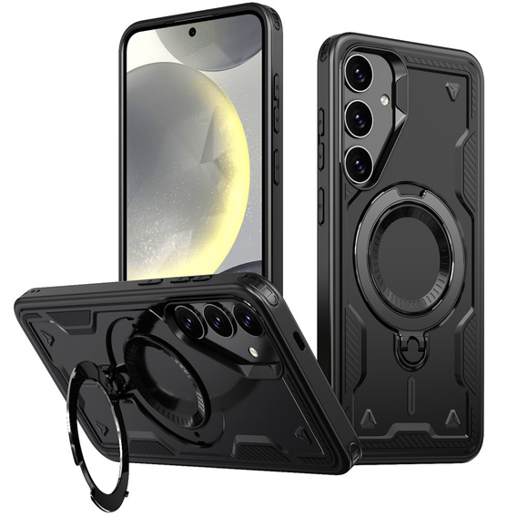 Чехол для Samsung Galaxy S24 FE, Military MagSafe, чёрный