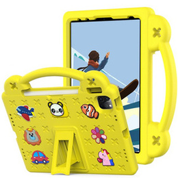 Детский чехол для iPad 10.9 2022 10 Gen, Cute Patterns, с подставкой, жёлтый