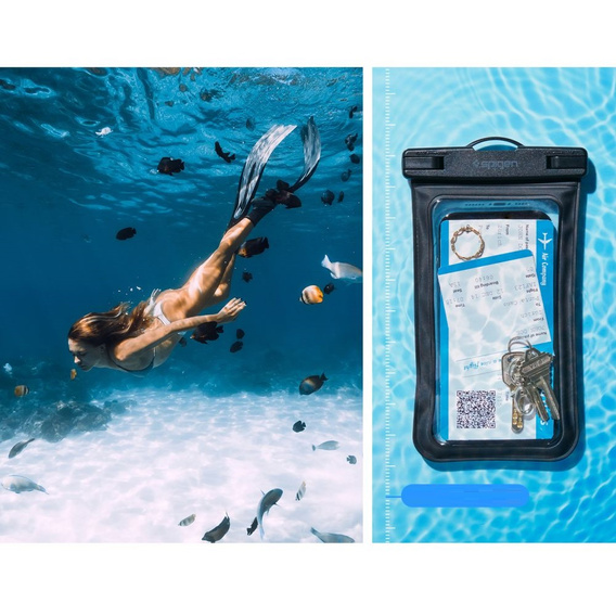 SPIGEN A601 Универсальный водонепроницаемый корпус - Black