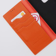 Шкіряний чохол для Samsung Galaxy S20 Ultra, ERBORD Grain Leather, помаранчевий