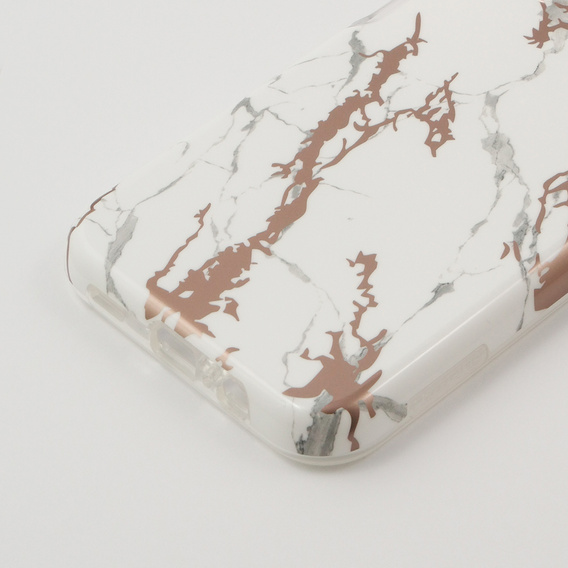 Чехол до Samsung Galaxy A14 4G/5G, Suritch Full Body Marble, белый