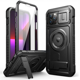 Броньований чохол для iPhone 13 Pro Max, Dexnor CamProtect MagSafe, чорний