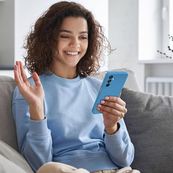 Чехол до Samsung Galaxy M15 5G, Silicone Lite, синий