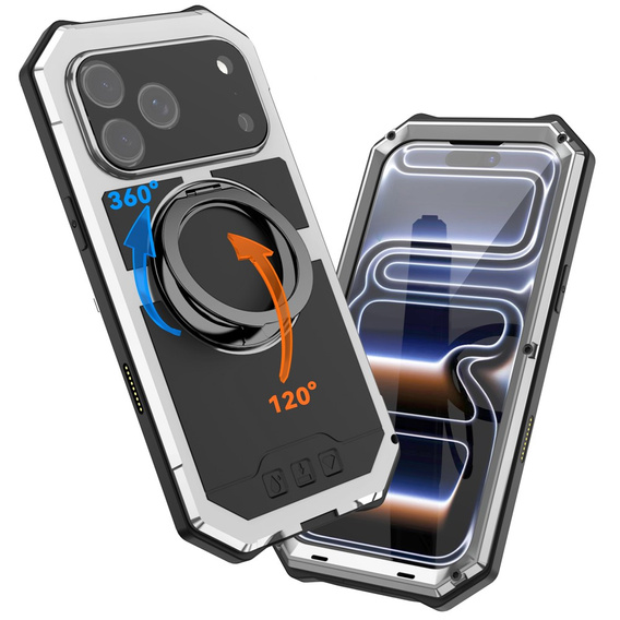 Чехол R-JUST с MagSafe и подставкой для iPhone 17 Pro Max