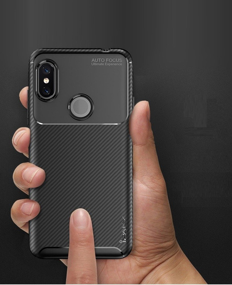 Чoхол до Xiaomi Redmi Note 6 Pro, Carbon Gel, чорний