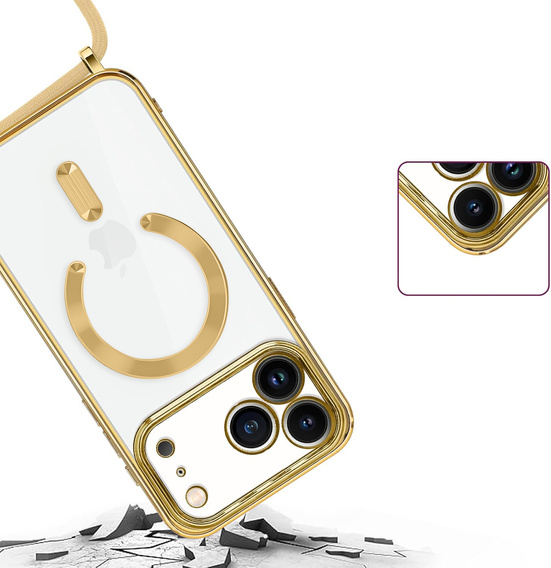 Чехол Electro MagSafe + шнурок для iPhone 17 Pro Max