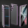 Чохол для Samsung Galaxy S23 Ultra, Magnetic Dual Glass, фіолетовий