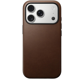 Чехол Nomad для iPhone 17 Pro, современный кожаный чехол, коричневый