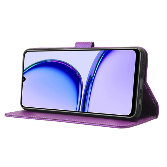 Откидной чехол для Realme Note 50, Wallet Smart Magnet, фиолетовый