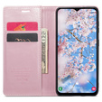 Флип-кейс CASEME для Samsung Galaxy A14 5G, Waxy Textured, розовый