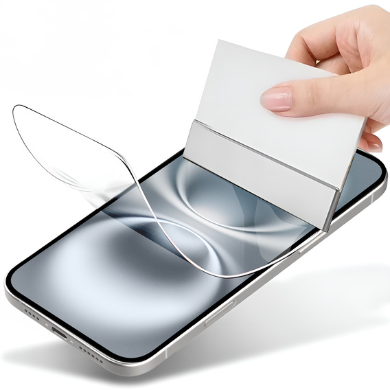 2x Гідрогелева плівка для iPhone 15 Pro Max, ERBORD Hydrogel Foil